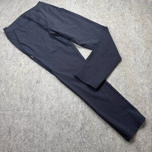 BYLT Everyday Pants Men 33 x 30 Navy Blue Rayon Nylon Stretch Zip Pocket Slim